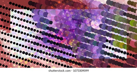 Abstract mosaic decorative background with a blank space for text or photo. Copy space. Vector clip art.