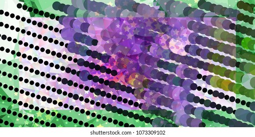 Abstract mosaic decorative background with a blank space for text or photo. Copy space. Vector clip art.