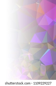 Abstract mosaic decorative background with a blank space for text or photo. Copy space. Vector clip art.