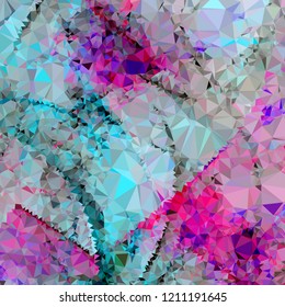 Abstract mosaic decorative background with a blank space for text or photo.  Vector clip art.