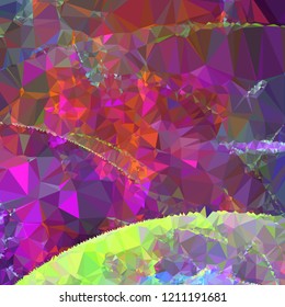 Abstract mosaic decorative background with a blank space for text or photo.  Vector clip art.
