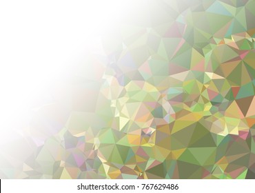 Abstract  mosaic decorative background with a blank space for text or photo. Copy space. Vector clip art.