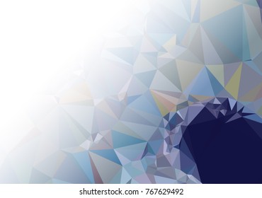 Abstract  mosaic decorative background with a blank space for text or photo. Copy space. Vector clip art.