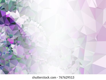 Abstract  mosaic decorative background with a blank space for text or photo. Copy space. Vector clip art.