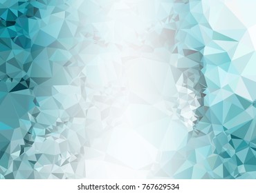 Abstract  mosaic decorative background with a blank space for text or photo. Copy space. Vector clip art.