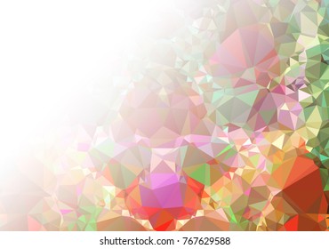 Abstract  mosaic decorative background with a blank space for text or photo. Copy space. Vector clip art.