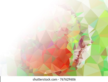 Abstract  mosaic decorative background with a blank space for text or photo. Copy space. Vector clip art.