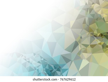 Abstract  mosaic decorative background with a blank space for text or photo. Copy space. Vector clip art.