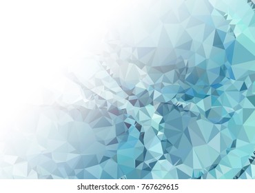 Abstract  mosaic decorative background with a blank space for text or photo. Copy space. Vector clip art.