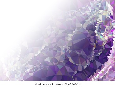 Abstract  mosaic decorative background with a blank space for text or photo. Copy space. Vector clip art.