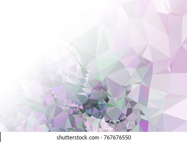 Abstract  mosaic decorative background with a blank space for text or photo. Copy space. Vector clip art.
