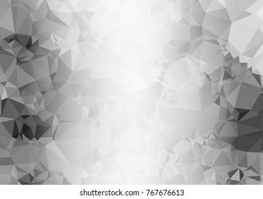 Abstract  mosaic decorative background with a blank space for text or photo. Copy space. Vector clip art.