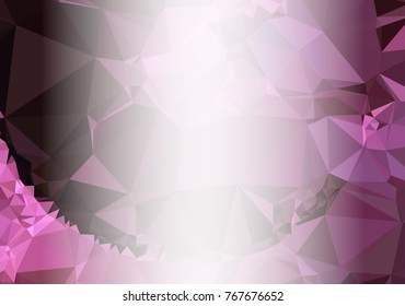 Abstract  mosaic decorative background with a blank space for text or photo. Copy space. Vector clip art.