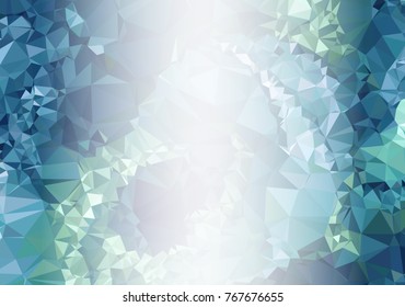 Abstract  mosaic decorative background with a blank space for text or photo. Copy space. Vector clip art.