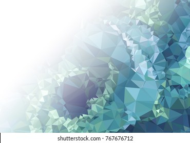 Abstract  mosaic decorative background with a blank space for text or photo. Copy space. Vector clip art.