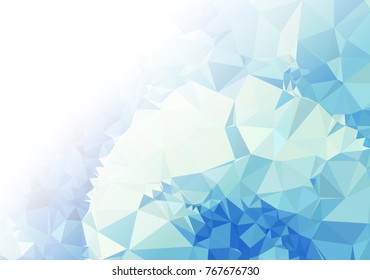 Abstract  mosaic decorative background with a blank space for text or photo. Copy space. Vector clip art.