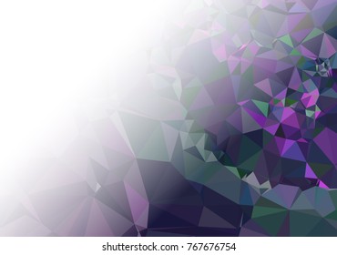 Abstract  mosaic decorative background with a blank space for text or photo. Copy space. Vector clip art.
