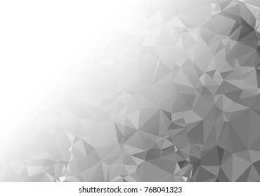 Abstract mosaic decorative background with a blank space for text or photo. Copy space. Vector clip art.