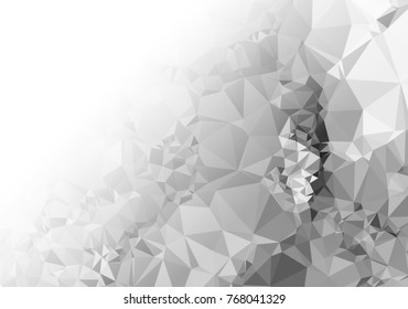Abstract mosaic decorative background with a blank space for text or photo. Copy space. Vector clip art.