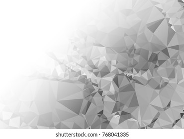Abstract mosaic decorative background with a blank space for text or photo. Copy space. Vector clip art.