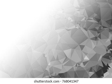 Abstract mosaic decorative background with a blank space for text or photo. Copy space. Vector clip art.