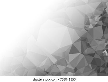Abstract mosaic decorative background with a blank space for text or photo. Copy space. Vector clip art.