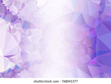 Abstract mosaic decorative background with a blank space for text or photo. Copy space. Vector clip art.