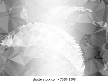 Abstract mosaic decorative background with a blank space for text or photo. Copy space. Vector clip art.