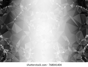 Abstract mosaic decorative background with a blank space for text or photo. Copy space. Vector clip art.