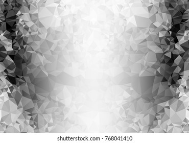 Abstract mosaic decorative background with a blank space for text or photo. Copy space. Vector clip art.