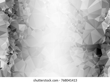 Abstract mosaic decorative background with a blank space for text or photo. Copy space. Vector clip art.
