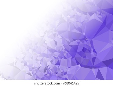 Abstract mosaic decorative background with a blank space for text or photo. Copy space. Vector clip art.