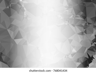 Abstract mosaic decorative background with a blank space for text or photo. Copy space. Vector clip art.