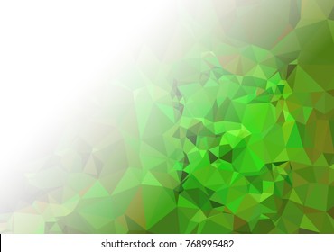Abstract mosaic decorative background with a blank space for text or photo. Copy space. Vector clip art.