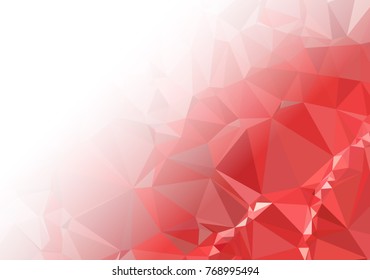 Abstract mosaic decorative background with a blank space for text or photo. Copy space. Vector clip art.