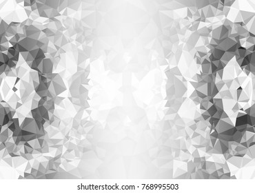 Abstract mosaic decorative background with a blank space for text or photo. Copy space. Vector clip art.
