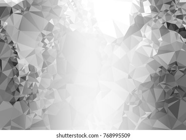 Abstract mosaic decorative background with a blank space for text or photo. Copy space. Vector clip art.
