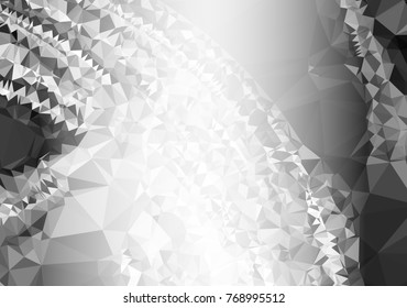 Abstract mosaic decorative background with a blank space for text or photo. Copy space. Vector clip art.