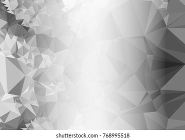 Abstract mosaic decorative background with a blank space for text or photo. Copy space. Vector clip art.
