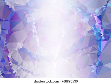 Abstract mosaic decorative background with a blank space for text or photo. Copy space. Vector clip art.
