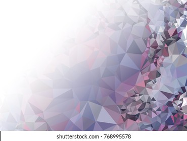 Abstract mosaic decorative background with a blank space for text or photo. Copy space. Vector clip art.
