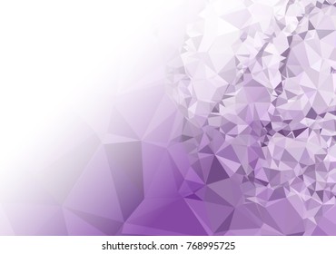 Abstract mosaic decorative background with a blank space for text or photo. Copy space. Vector clip art.