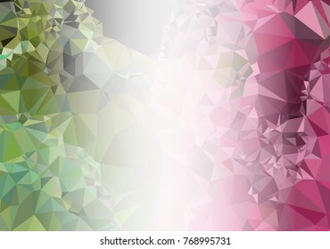 Abstract mosaic decorative background with a blank space for text or photo. Copy space. Vector clip art.