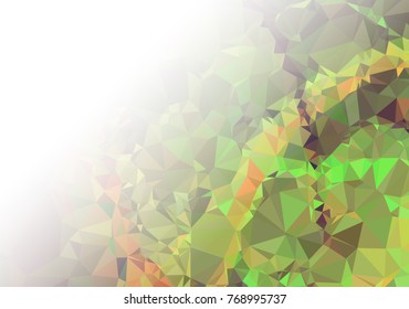 Abstract mosaic decorative background with a blank space for text or photo. Copy space. Vector clip art.