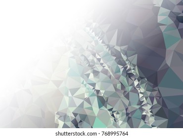 Abstract mosaic decorative background with a blank space for text or photo. Copy space. Vector clip art.
