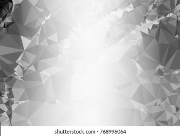 Abstract mosaic decorative background with a blank space for text or photo. Copy space. Vector clip art.