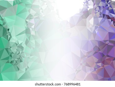 Abstract mosaic decorative background with a blank space for text or photo. Copy space. Vector clip art.