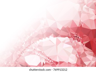 Abstract mosaic decorative background with a blank space for text or photo. Copy space. Vector clip art.