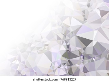 Abstract mosaic decorative background with a blank space for text or photo. Copy space. Vector clip art.