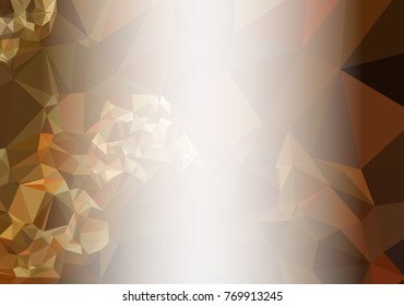 Abstract mosaic decorative background with a blank space for text or photo. Copy space. Vector clip art.
